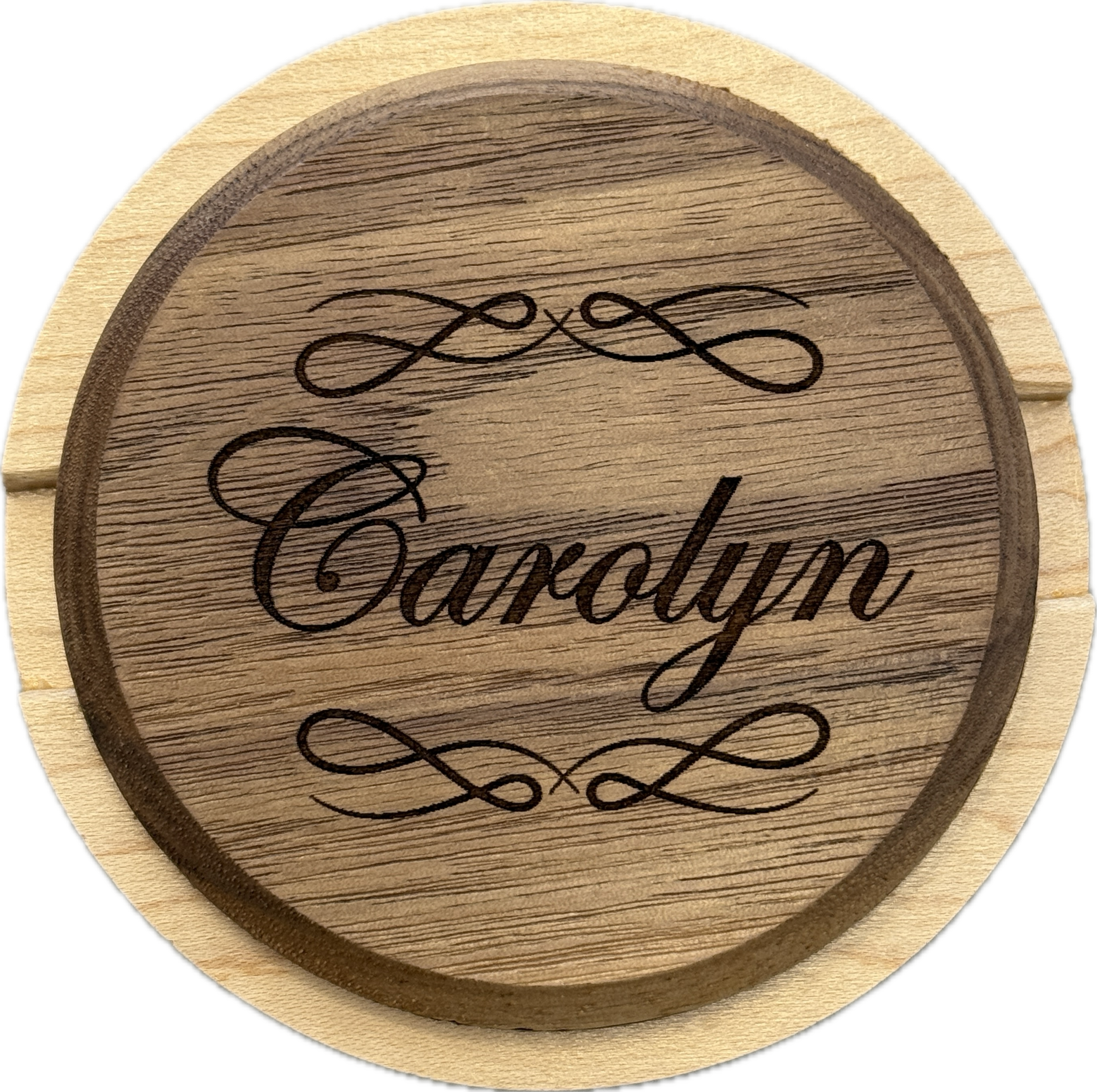 Laser Engraved and CNC Carved Keepsake Box A